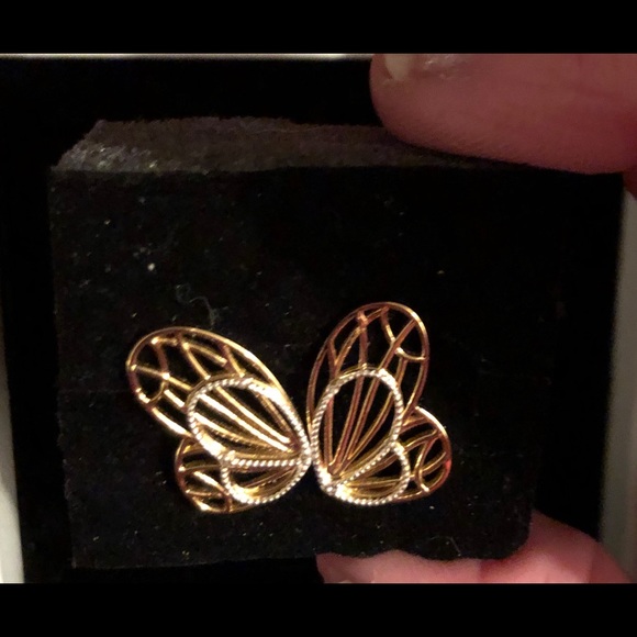 Openwork Butterflies Earrings - PANDORA SHINE™ - Picture 8 of 8